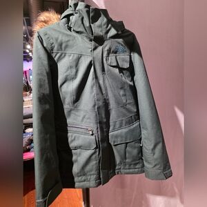 The North Face Womans  Dark Green Performance Jacket